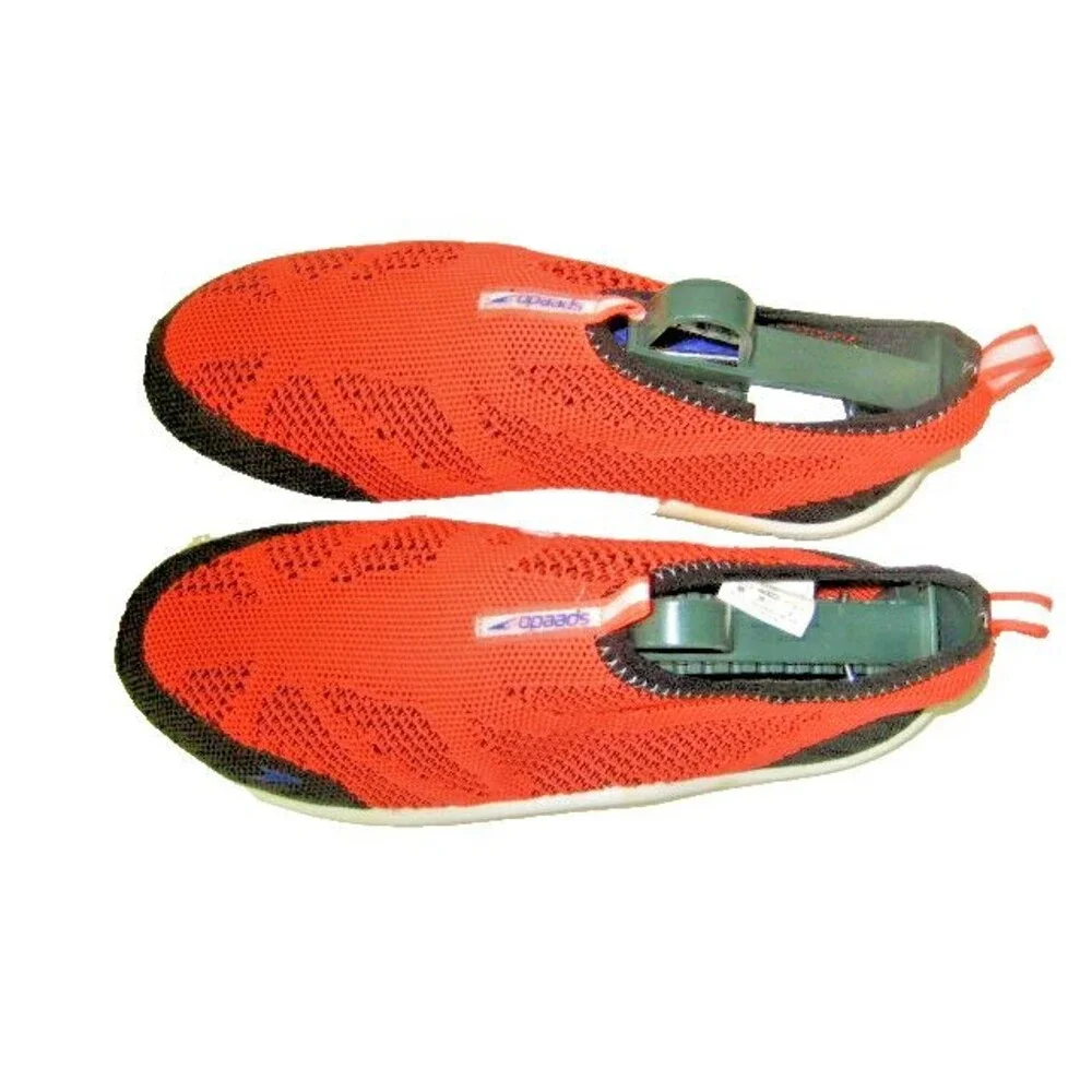 Speedo Kids Surf Knit Orange Water Shoes Trail Running  sz 4 #7749106-817
